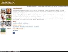 Tablet Screenshot of integrityins.net